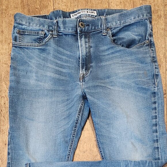 EXPRESS JEANS Rocco Slim Fit Men's Jeans - 36 x 30 - Picture 3 of 6